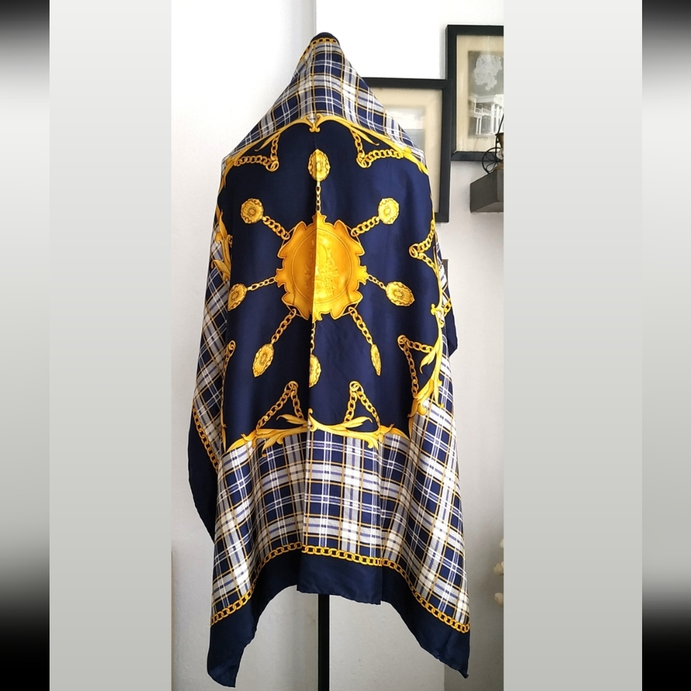 Daks  Silk Scarf Vintage - Picture 10 of 10